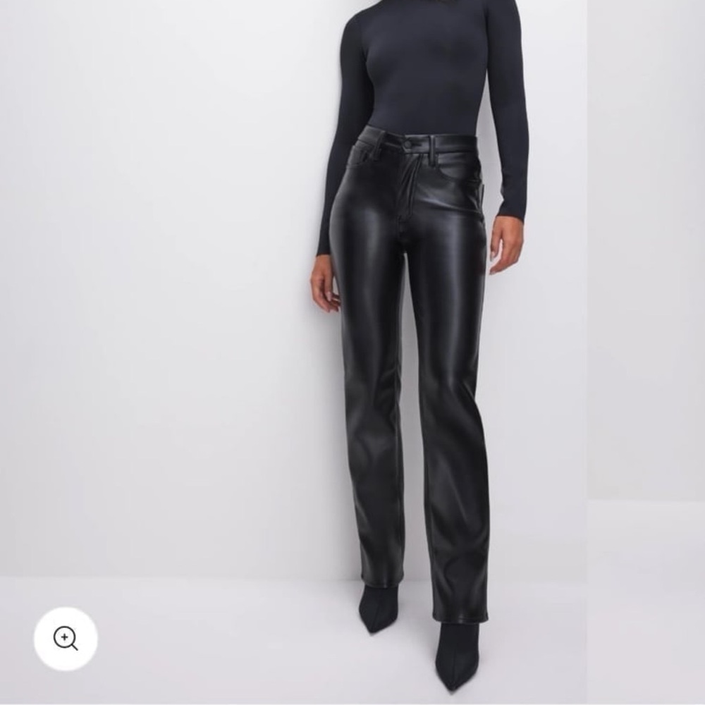 Good American Leather Pants- Good icon